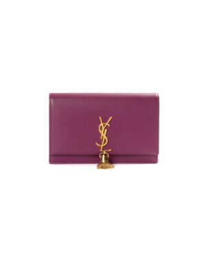 Saint Laurent Kate Nappina Small Granulata Viola