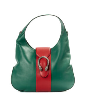 Gucci Jackie Dionysus Stripe Large Bicolor Verde