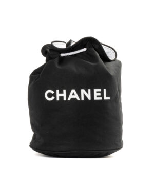 Chanel Zaino Bucket GM Tessuto Nero