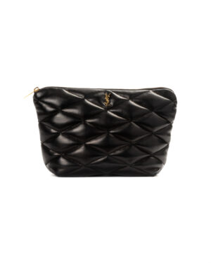 Saint Laurent Pochette Sade Small Trapuntata Nera