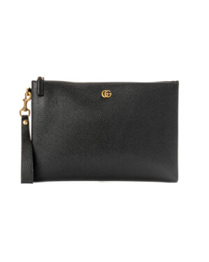 Gucci Pochette GG Marmont Granulata Nera