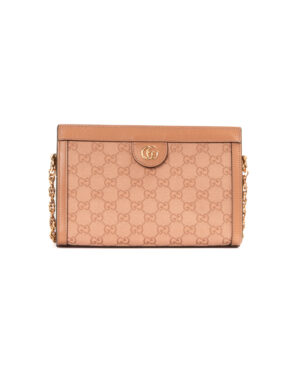 Alternative view of Gucci Pochette Ophidia Chain Small GG Supreme Rosa