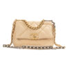 Chanel 19 Flap Small Trapuntata Beige
