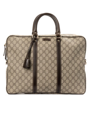 Gucci 24H Portadocumenti Medium GG Supreme Marrone