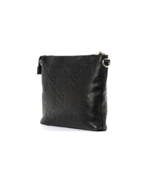 Alternative view of Gucci Messenger Small GG Jumbo Embossed Nera