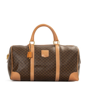 Celine Borsone Medium Macadame Marrone