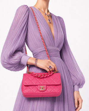 Alternative view of Chanel 23 Flap Chain Timeless Rosa