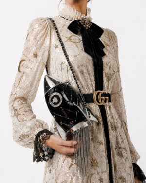 Alternative view of Chanel Rocket Ship Crystal Coco Nera