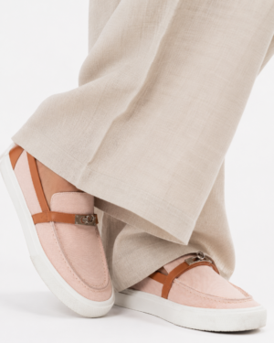 Alternative view of Hermès Sneakers Slip-On Game Framboise Rosa