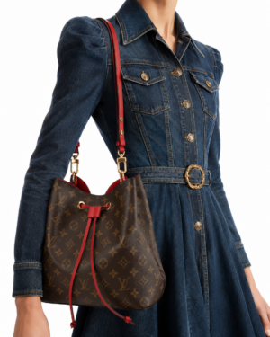 Alternative view of Louis Vuitton NeoNoè MM Monogram Rossa