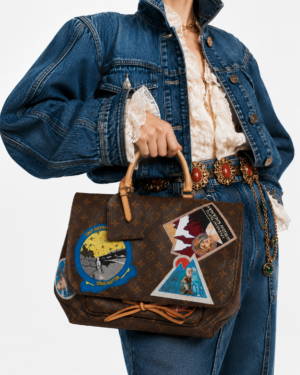 Alternative view of Louis Vuitton x Cindy Sherman Iconoclasts Messenger MM Monogram