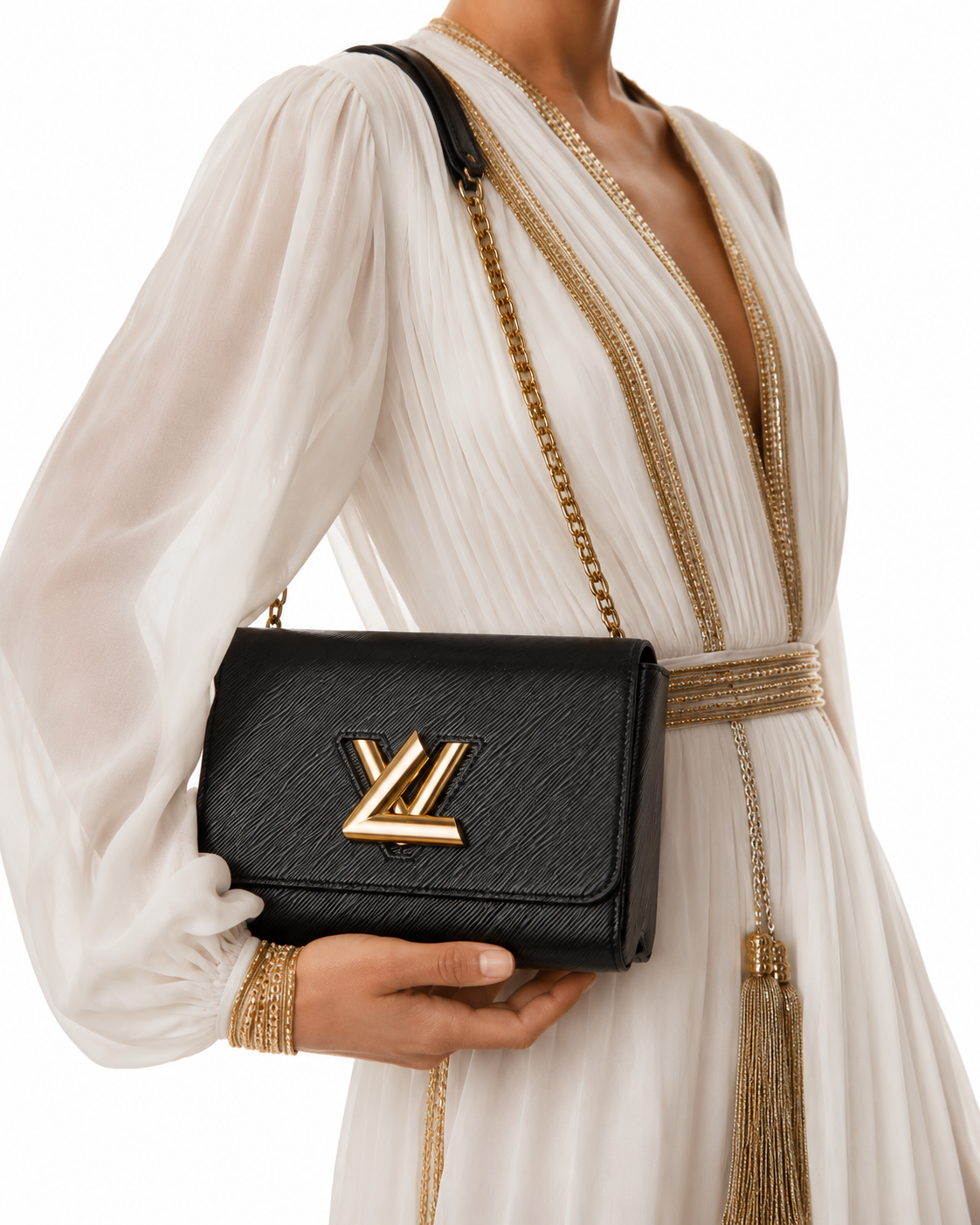 Alternative view of Louis Vuitton Twist MM Epi Nera