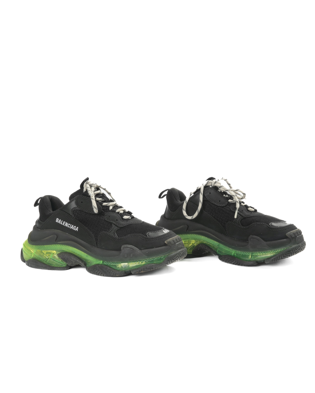 Balenciaga Sneakers Triple S Nera Verde