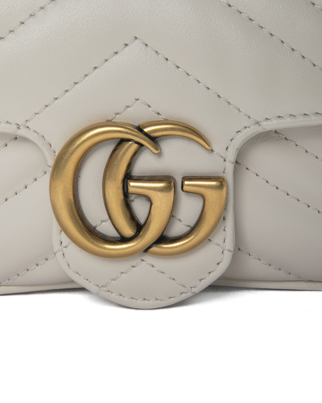 Alternative view of Gucci Marmont 16 Mini Matelassè Bianca