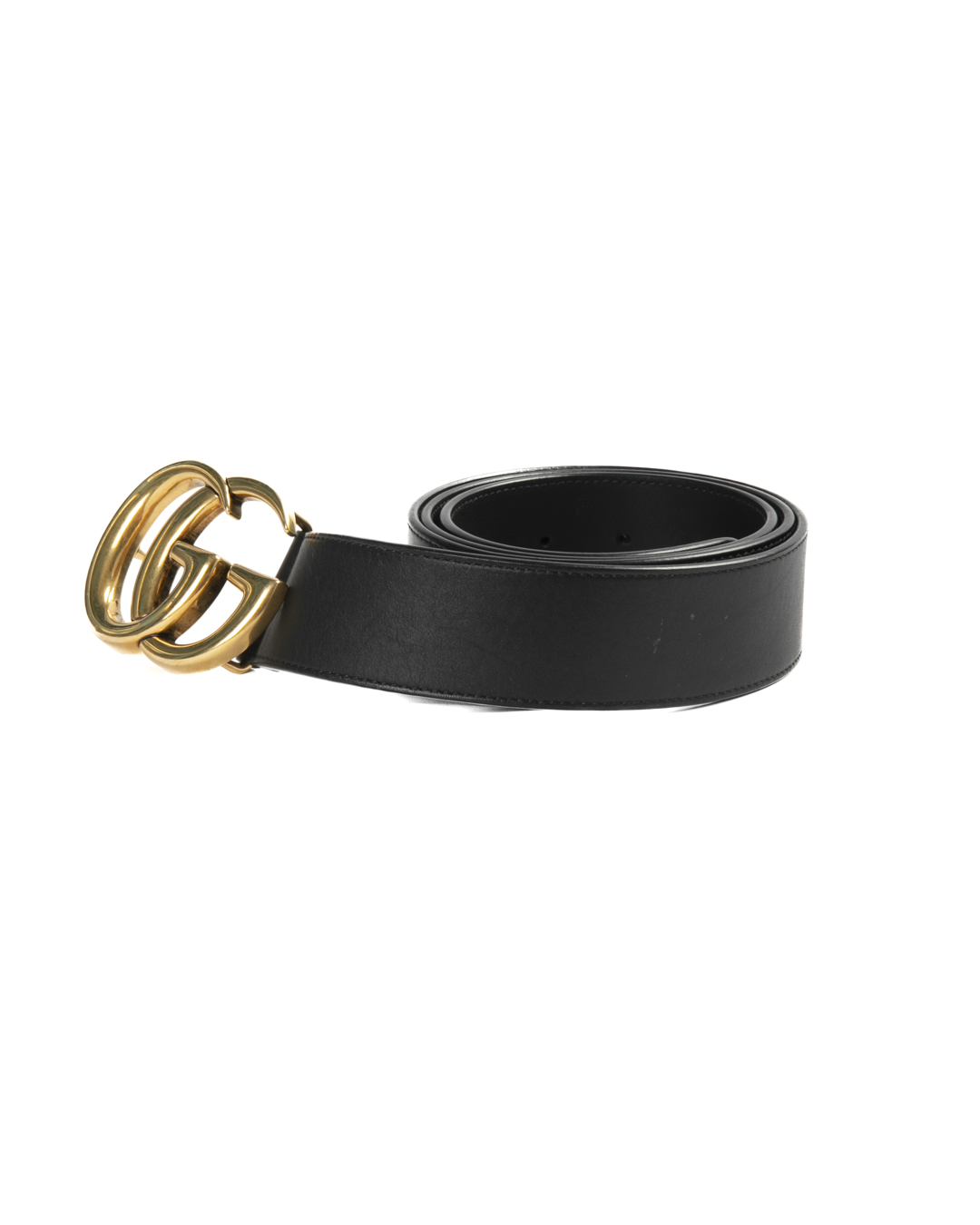 Alternative view of Gucci Cintura GG Marmont Nera Oro