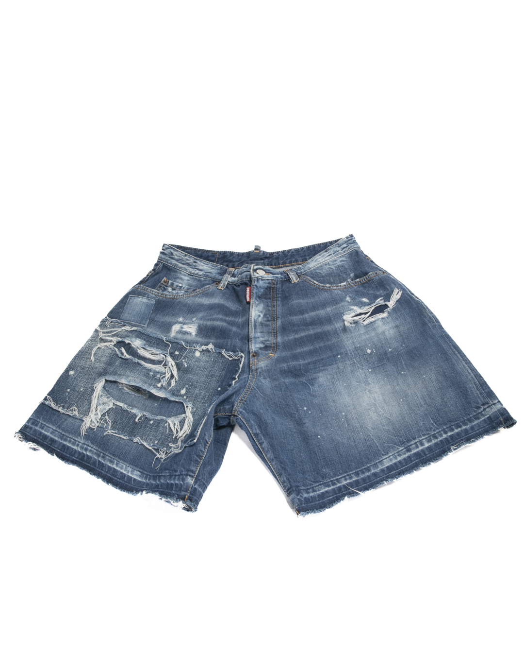 Alternative view of Dsquared Bermuda Jeans Strappi