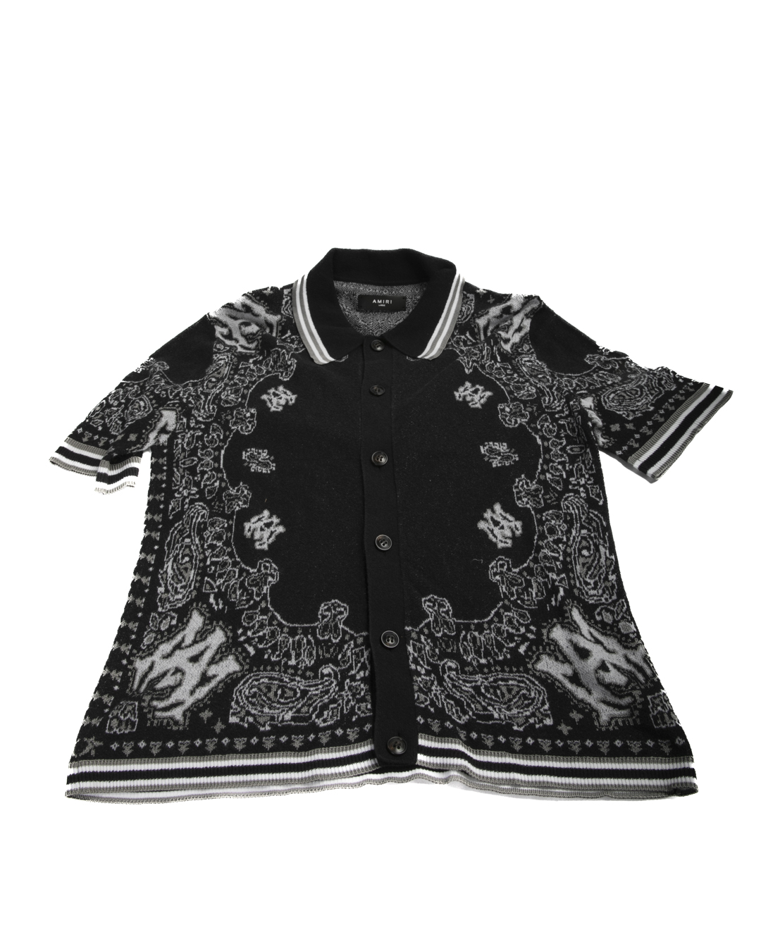 Alternative view of Amiri Completo Bandana Polo + Bermuda Nero