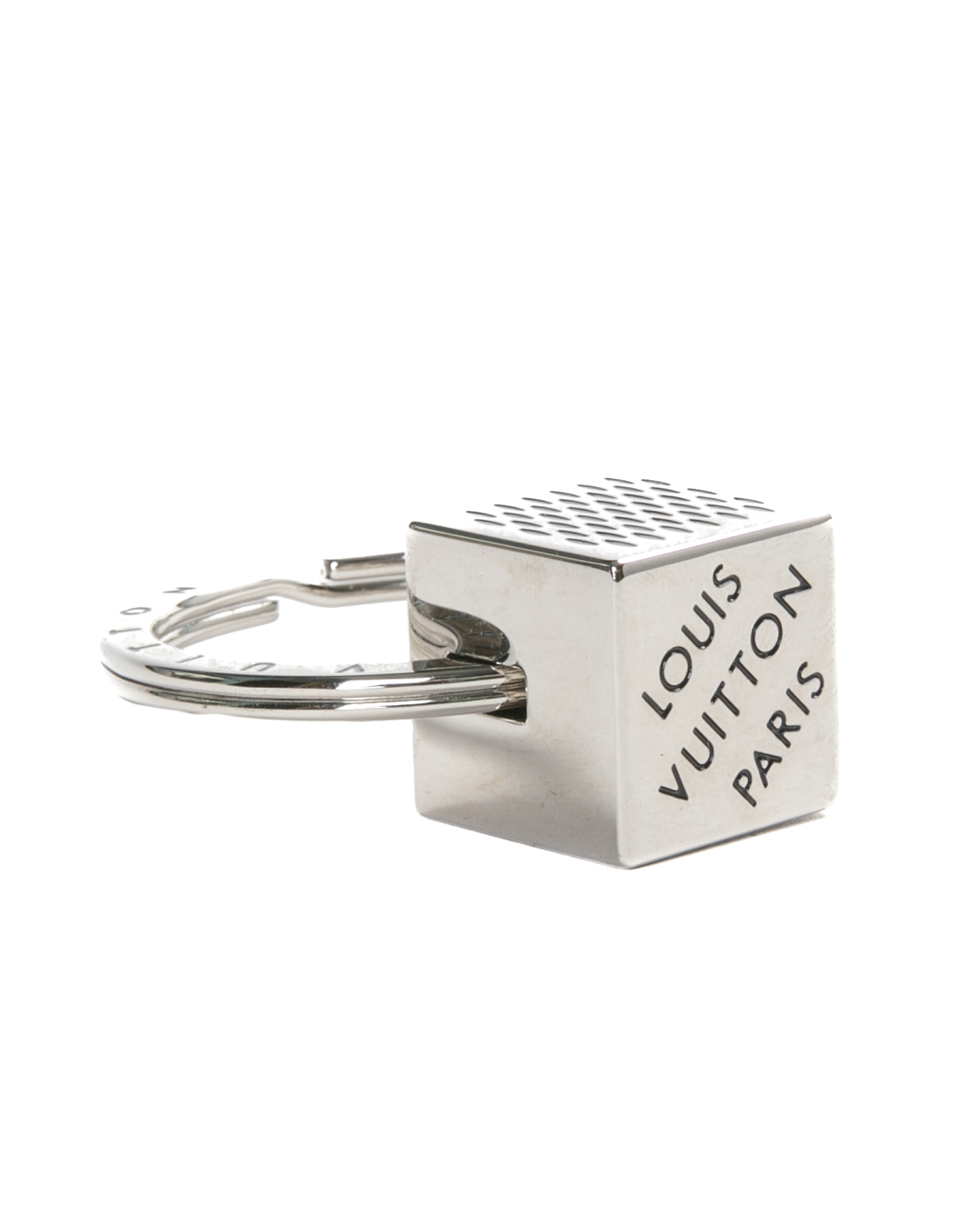 Louis Vuitton Portachiavi Cube Damier Argento