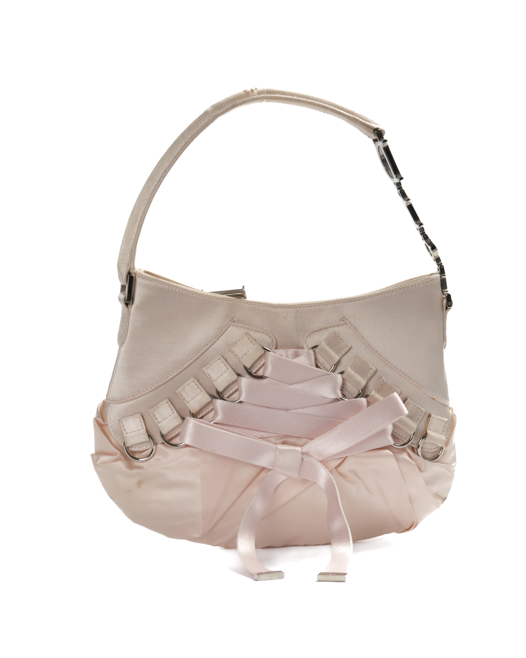 Dior Saddle Ballerina Corset Raso Rosa