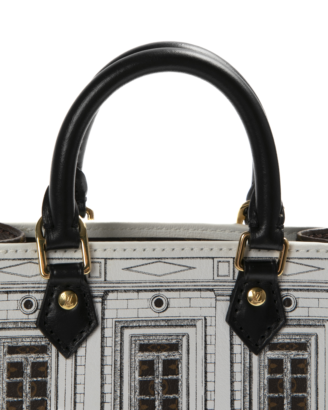 Alternative view of Louis Vuitton Sac Plat BB Architettura Bianca Monogram