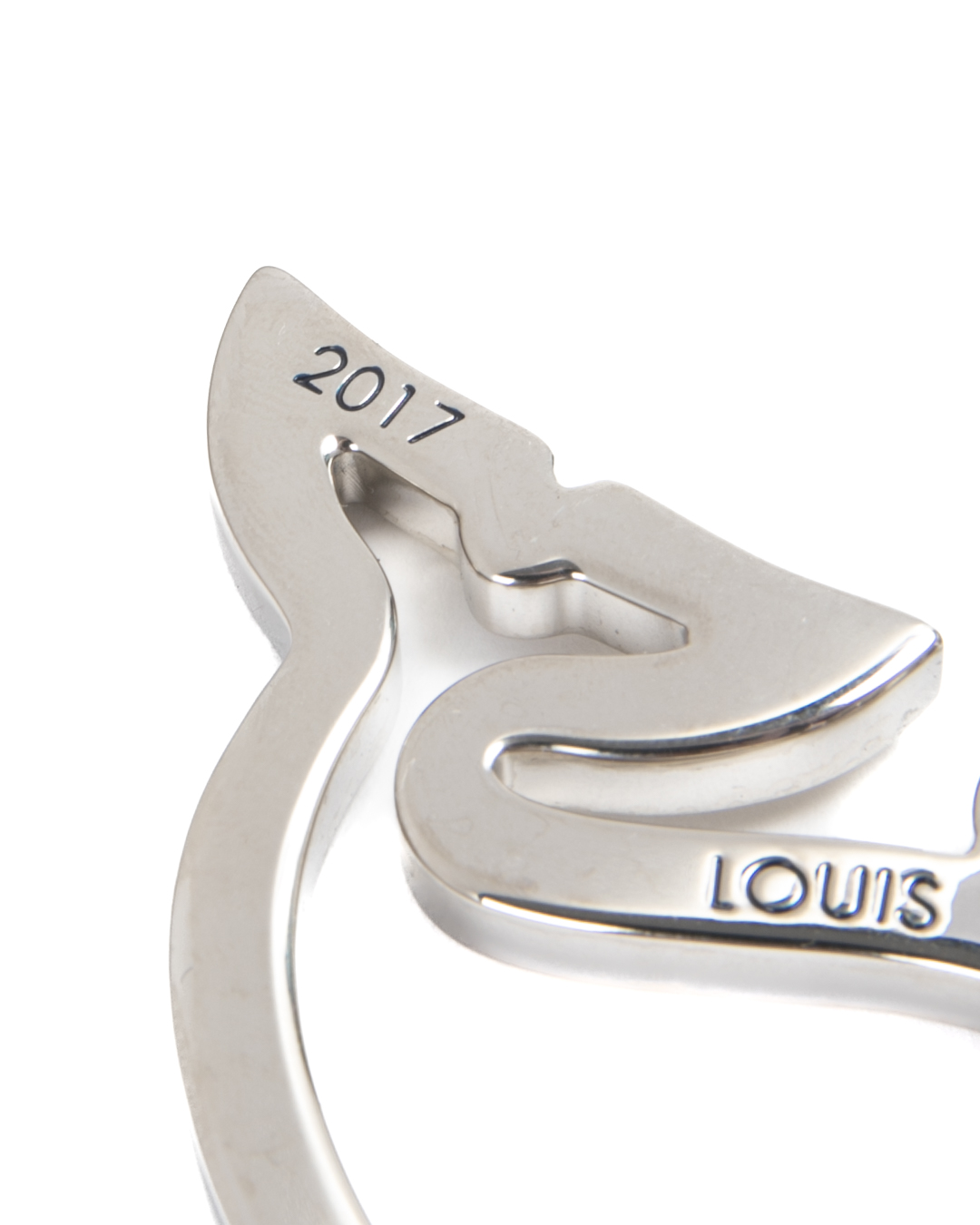 Alternative view of Louis Vuitton Portachiavi Whale Argento