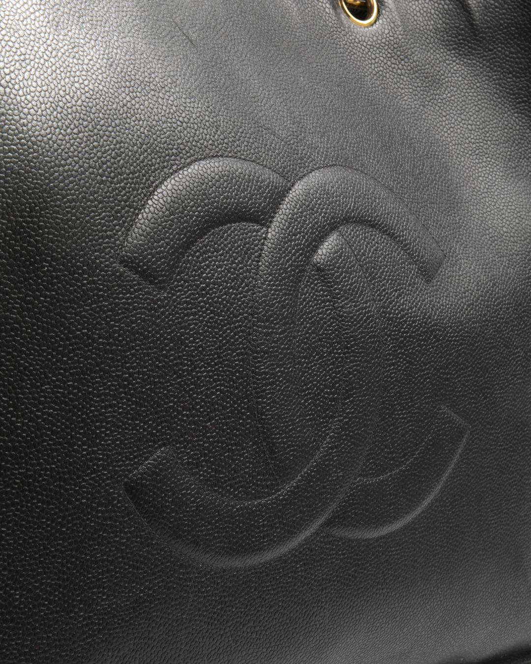 Alternative view of Chanel Tote CC Large Vintage Caviar Nera