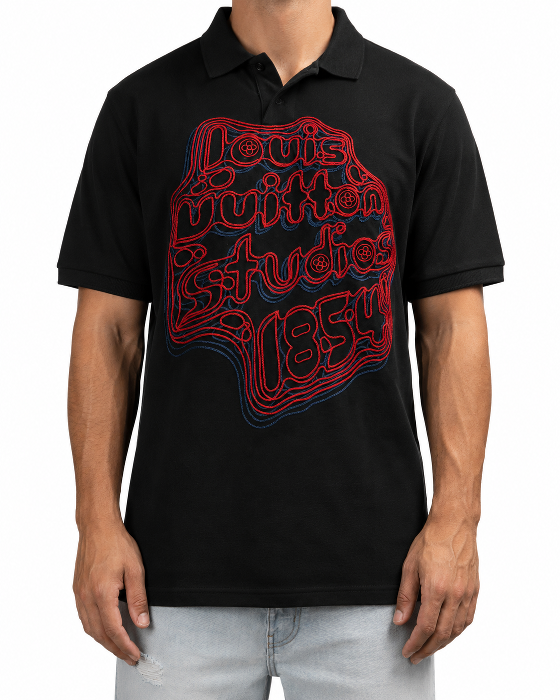 Louis Vuitton Polo Studio 1854 Cotone Nera