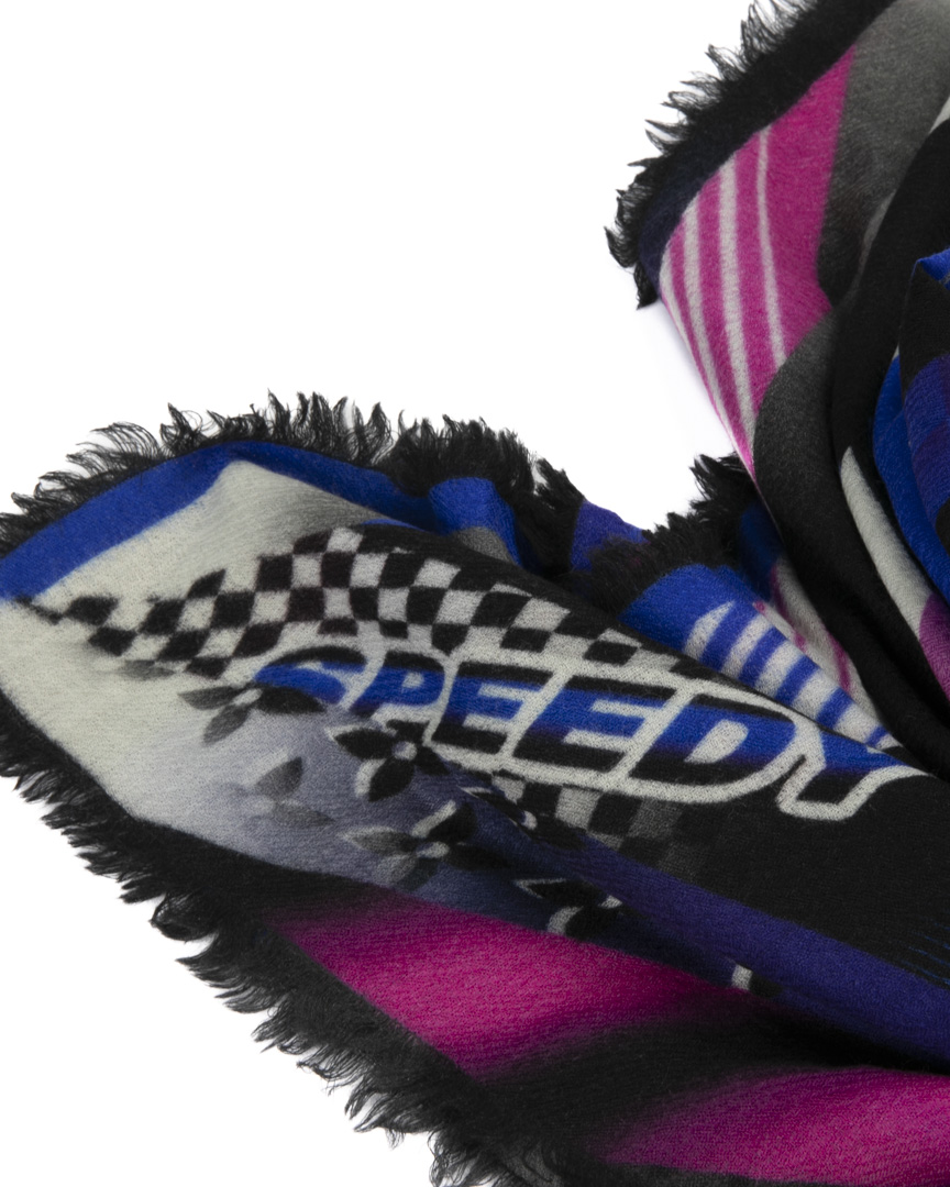 Alternative view of Louis Vuitton Sciarpa Speedy Race Blu