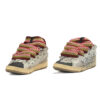 Lanvin Sneakers Curb Graffiti Borchie Bianco