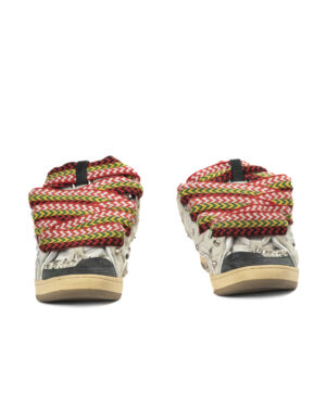 Alternative view of Lanvin Sneakers Curb Graffiti Borchie Bianco