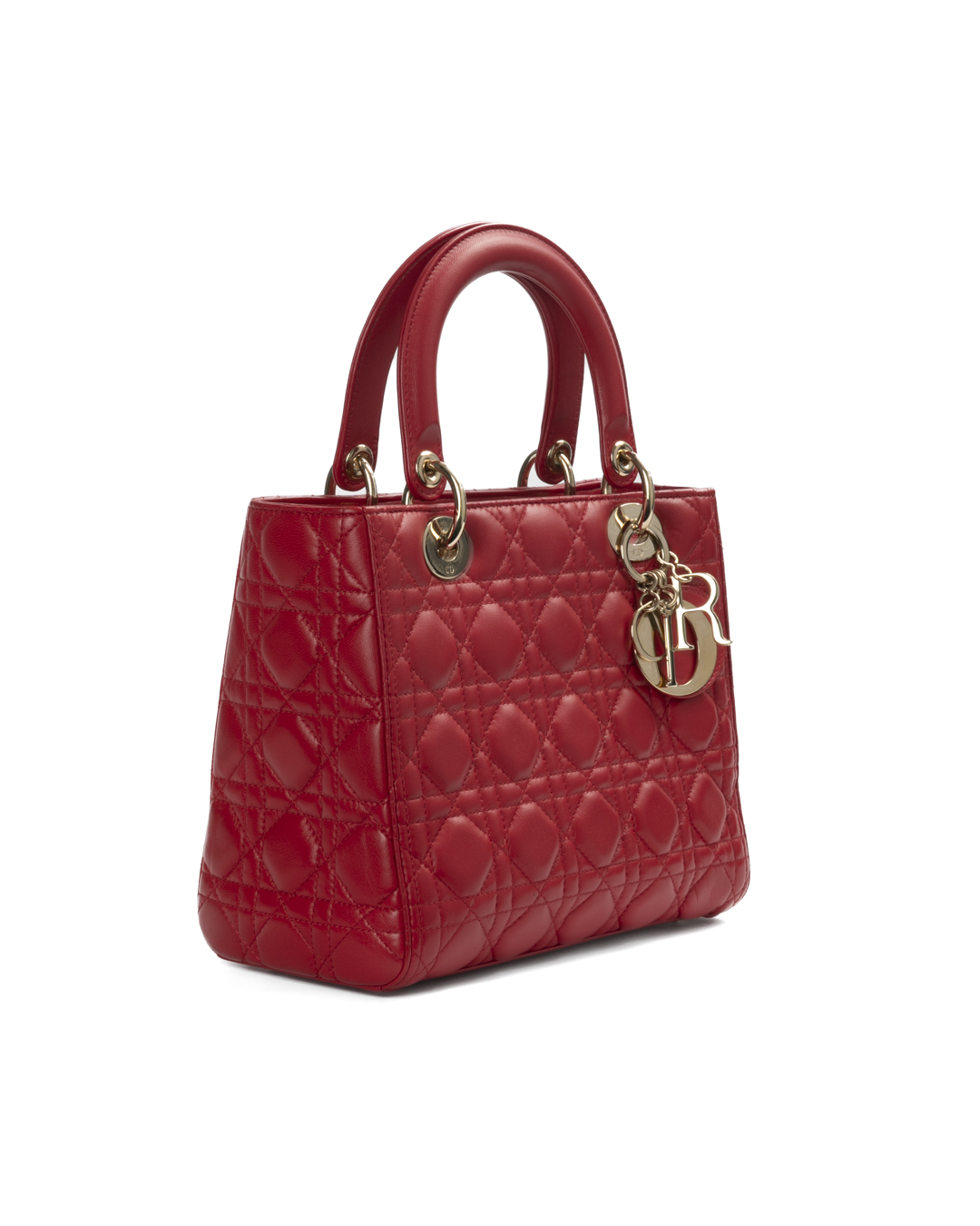 Alternative view of Dior Lady Medium Cannage Rossa