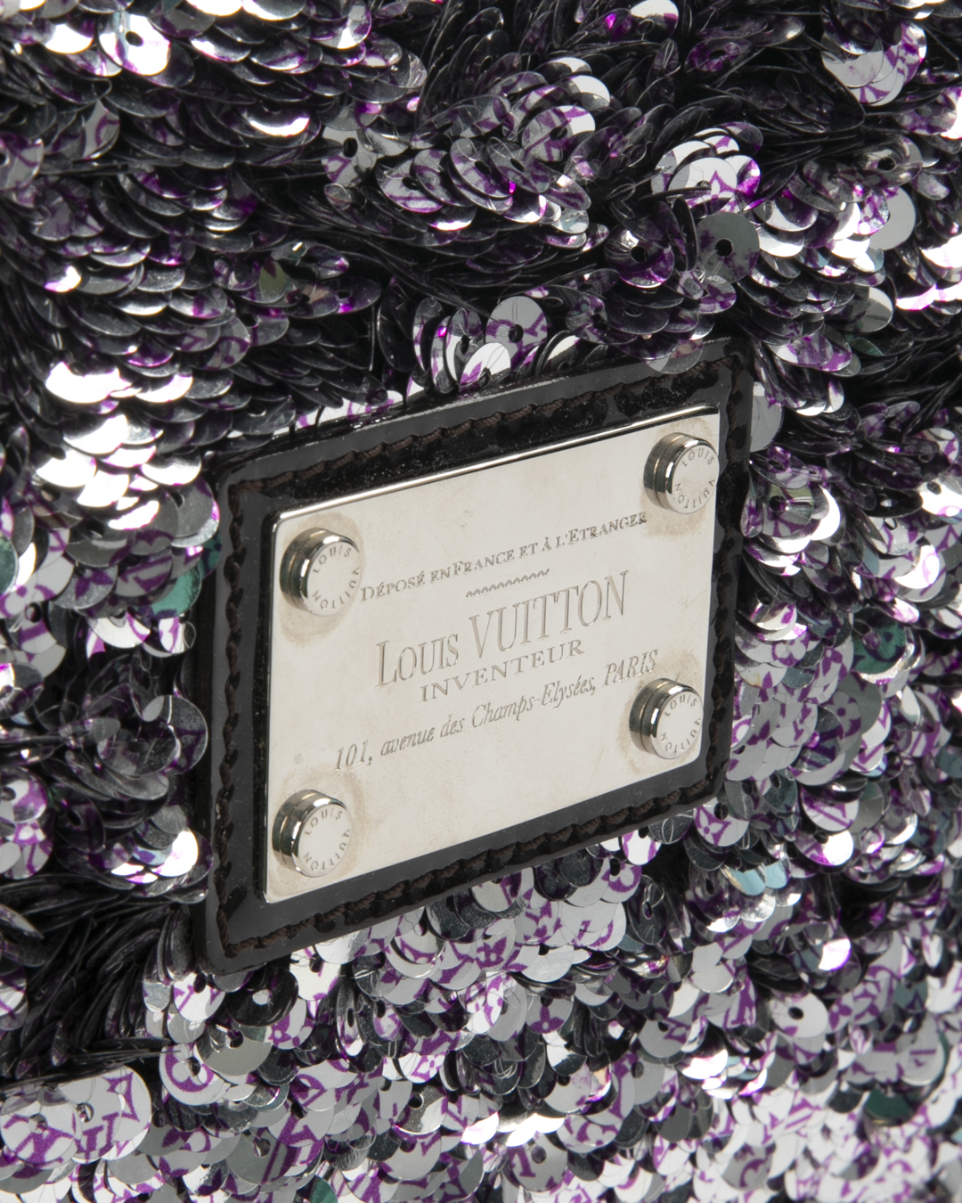 Alternative view of Louis Vuitton Pochette Rococo Paillettes Viola