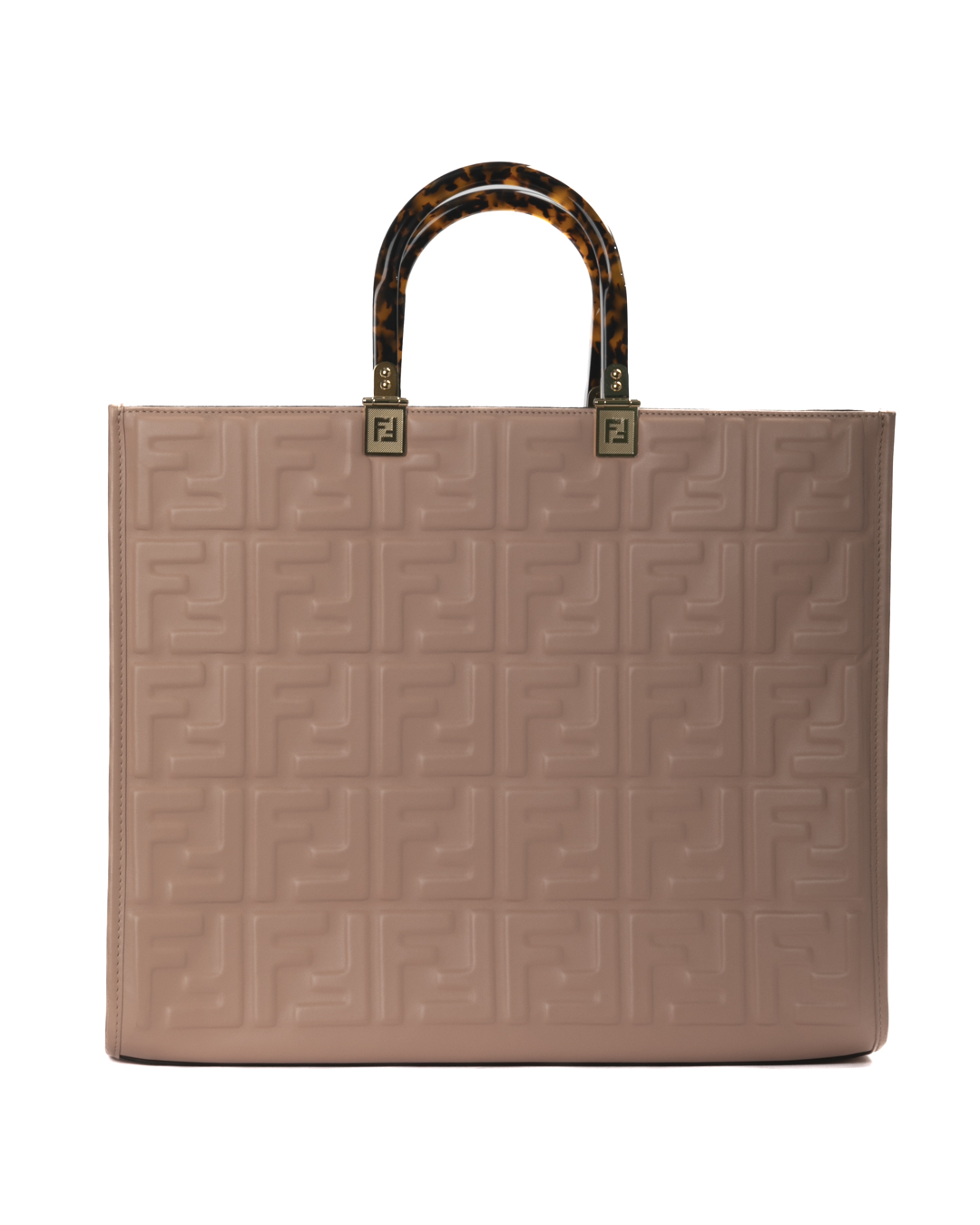 Fendi Sunshine Medium FF Embossed Rosa