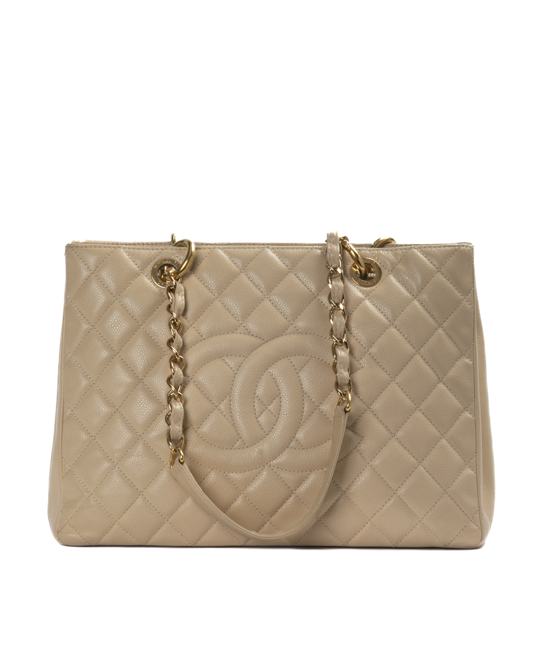 Chanel GST Medium Caviar Beige