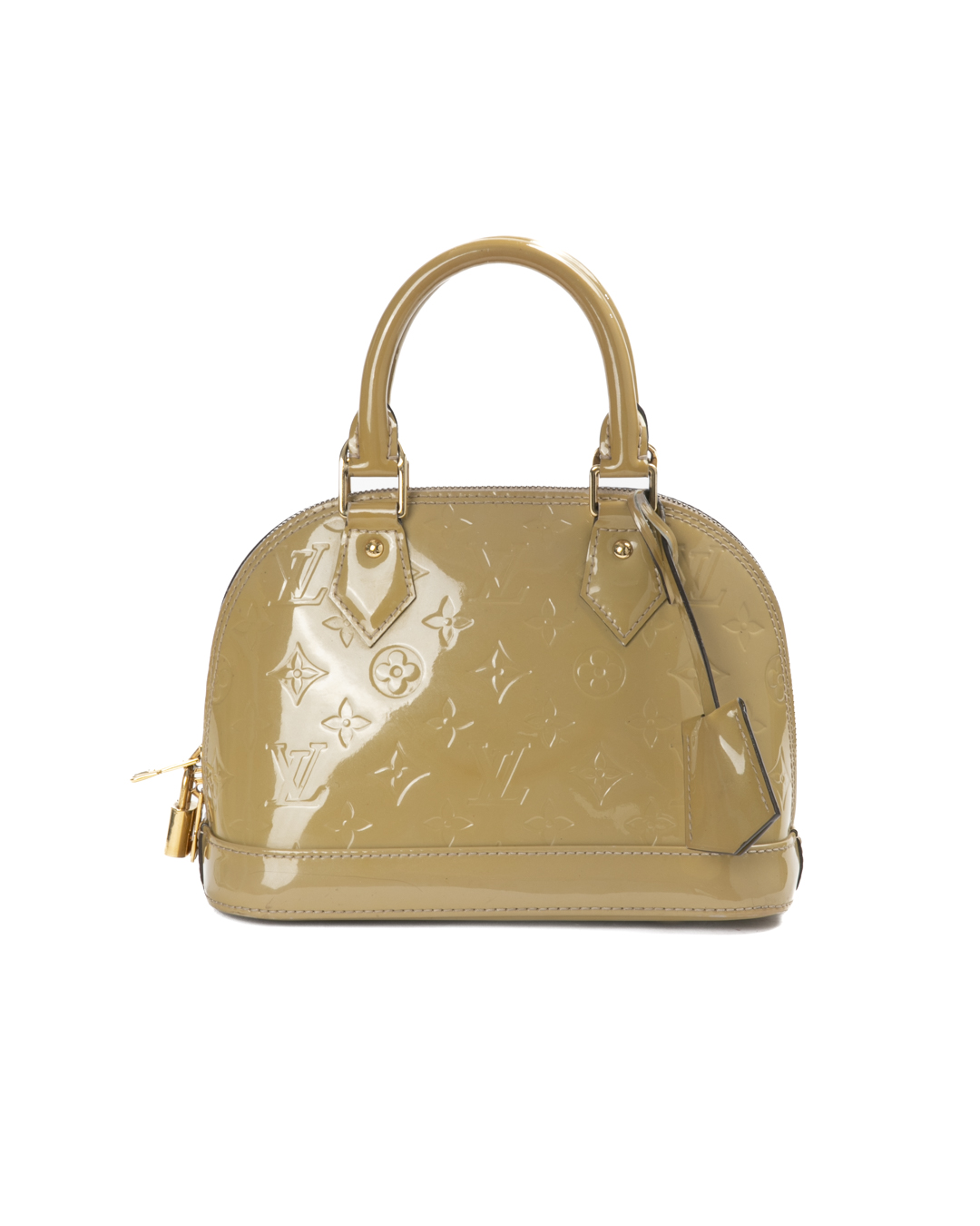 Louis Vuitton Alma BB Vernice Verde Oliva