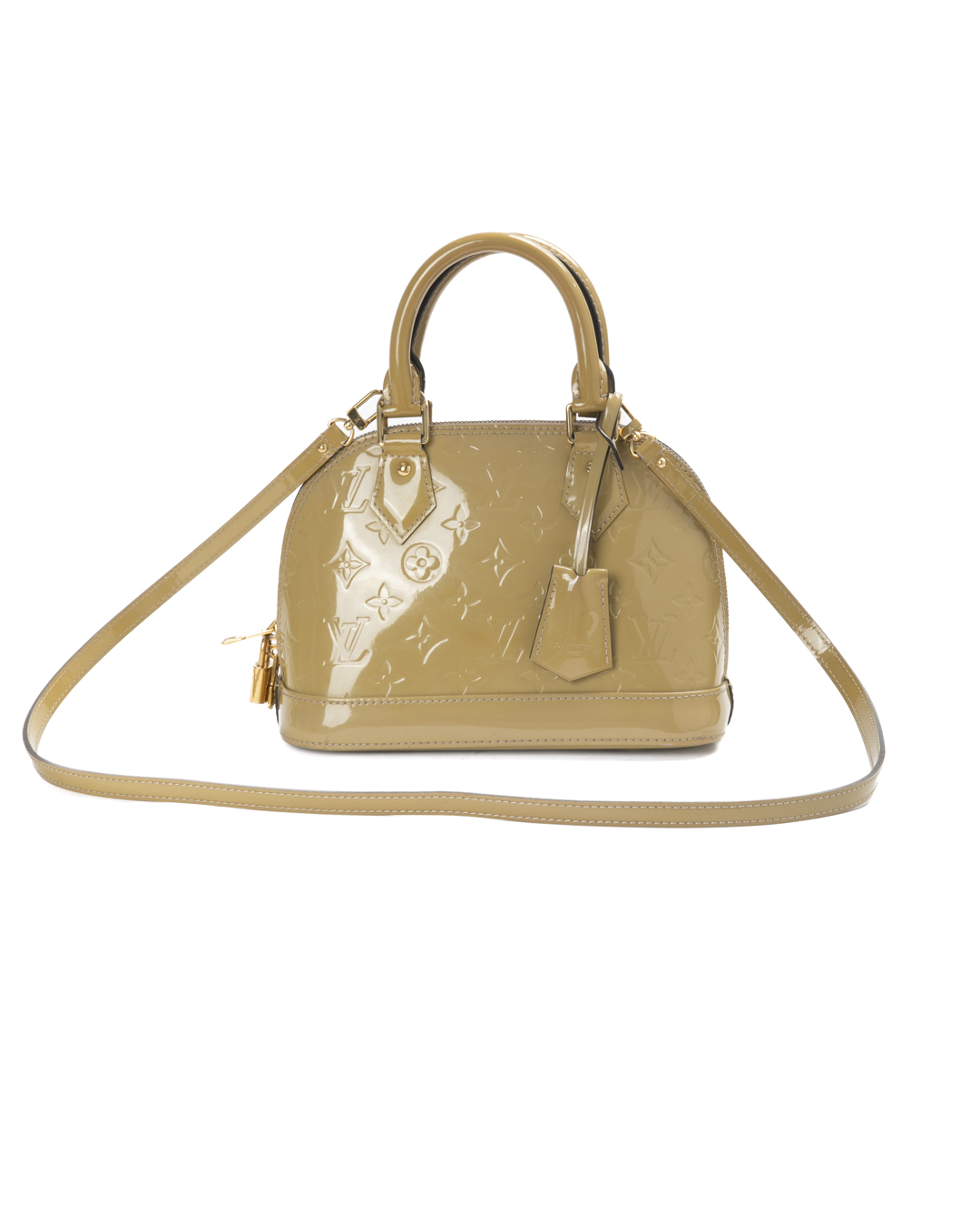 Alternative view of Louis Vuitton Alma BB Vernice Verde Oliva
