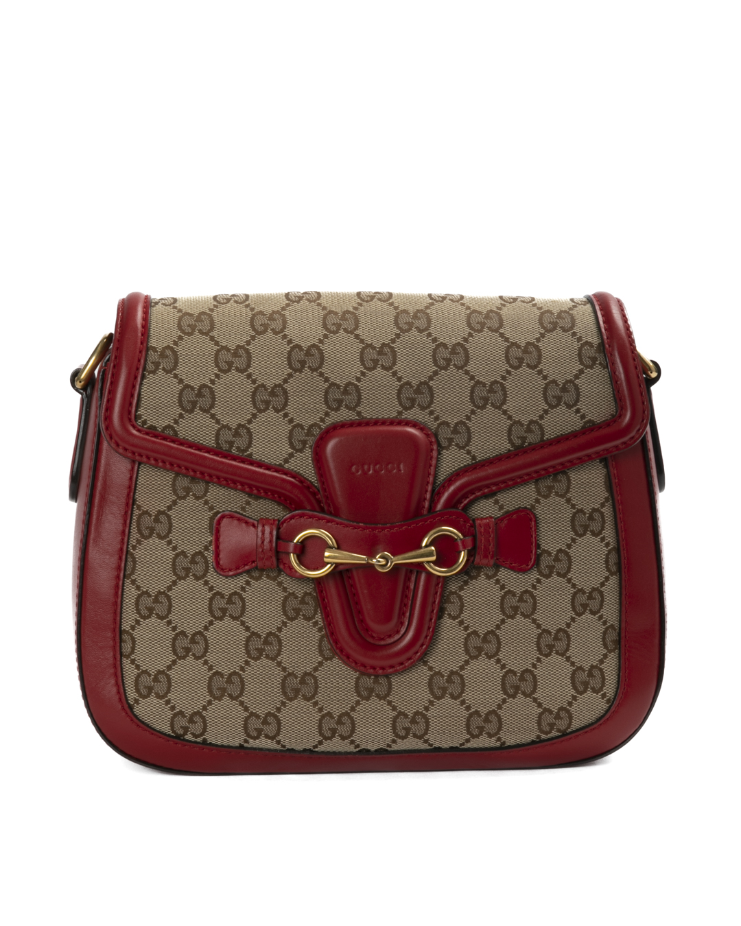 Gucci Lady Web Medium GG Supreme Rossa