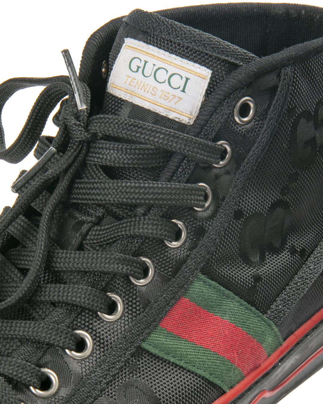Alternative view of Gucci Sneakers Tennis 1977 High GG Supreme Nero