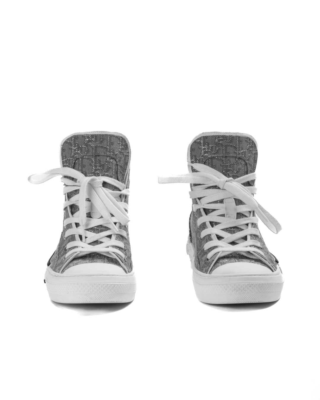 Dior Sneakers B23 League Alta Lurex Grigia