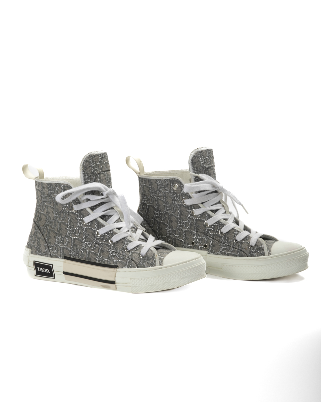 Alternative view of Dior Sneakers B23 League Alta Lurex Grigia