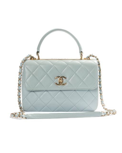 Chanel Trendy CC Small Trapuntata Azzurro