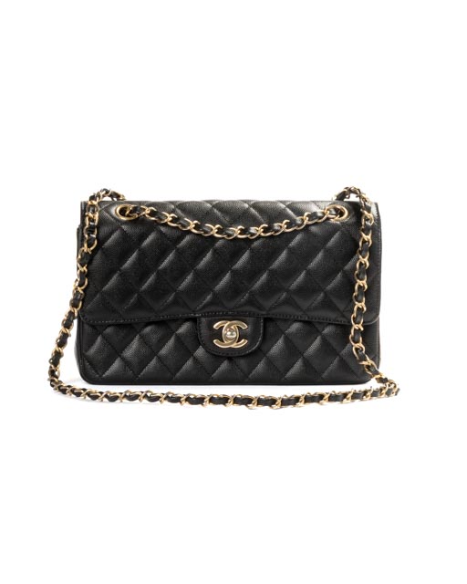 Chanel 2.55 Timeless Double Flap Caviar Nera