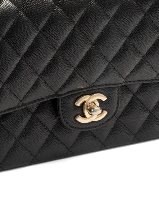 Alternative view of Chanel 2.55 Timeless Double Flap Caviar Nera