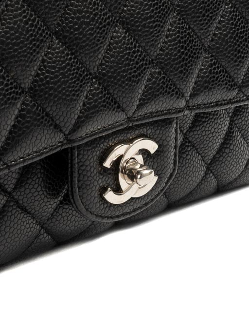 Alternative view of Chanel 2.55 Timeless Double Flap Caviar Nera