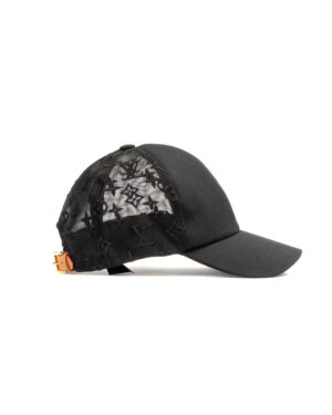 Alternative view of Louis Vuitton Berretto Mesh Monogram Nero