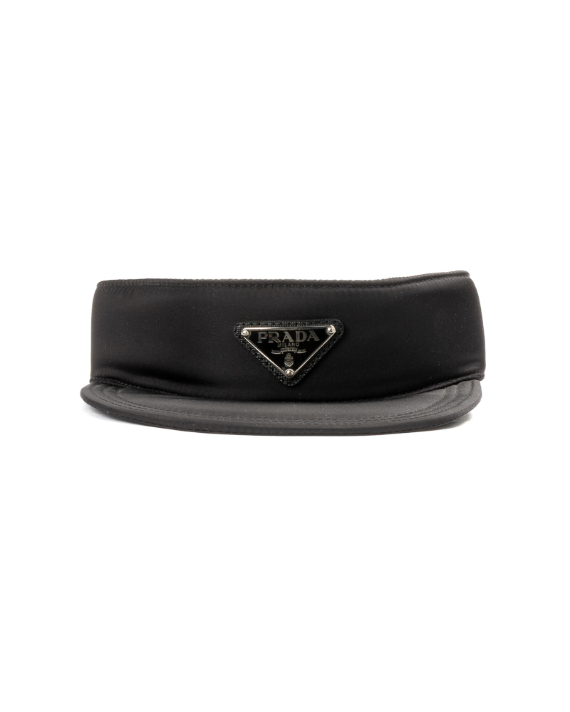Prada Visiera Baseball Re-Nylon Nera