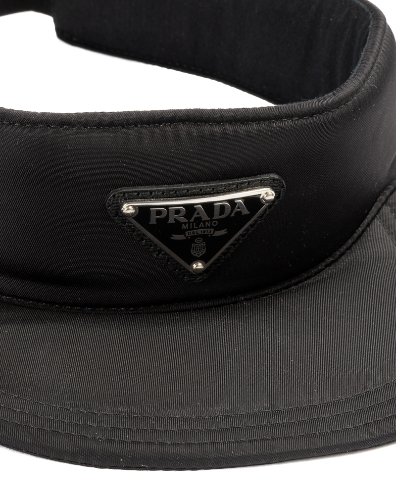 Alternative view of Prada Visiera Baseball Re-Nylon Nera