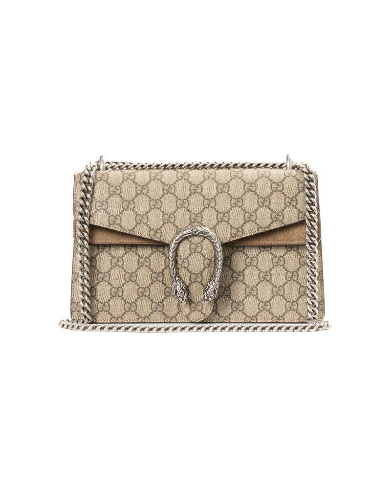 Gucci Dionysus Medium GG Supreme Beige