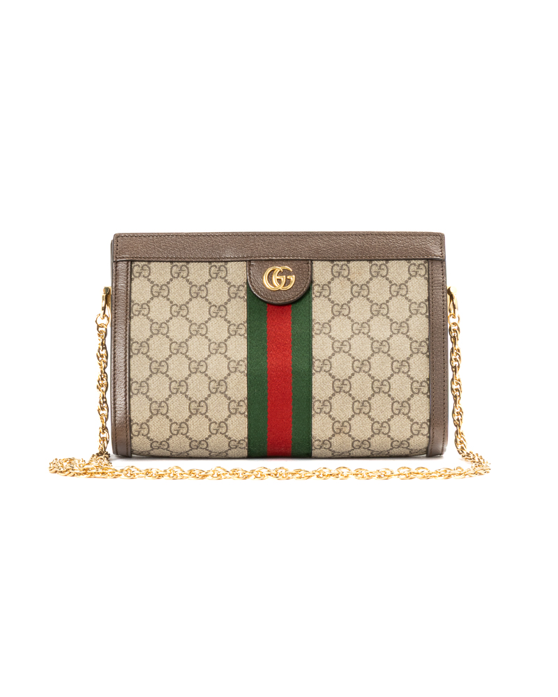 Gucci Pochette Ophidia Small GG Supreme Marrone