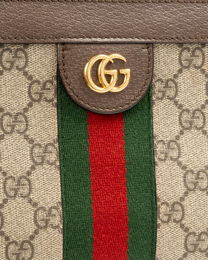 Alternative view of Gucci Pochette Ophidia Small GG Supreme Marrone